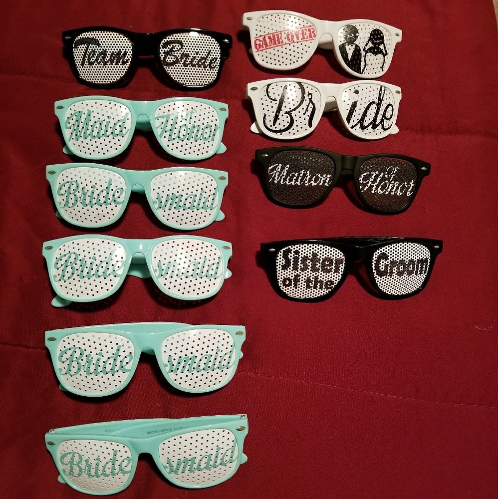 Bridal party sunglasses (set of 10)